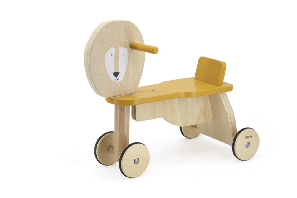 Wooden bicycle 4 wheels - Mr. Lion